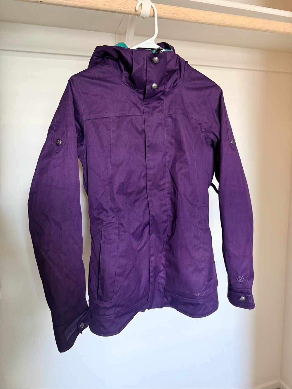 Burton Purple Hooded Ski Jacket